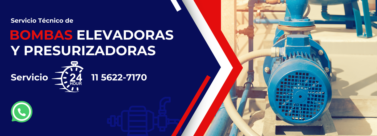 Servicio técnico de bombas presurizadoras y bombas elevadoras rowa