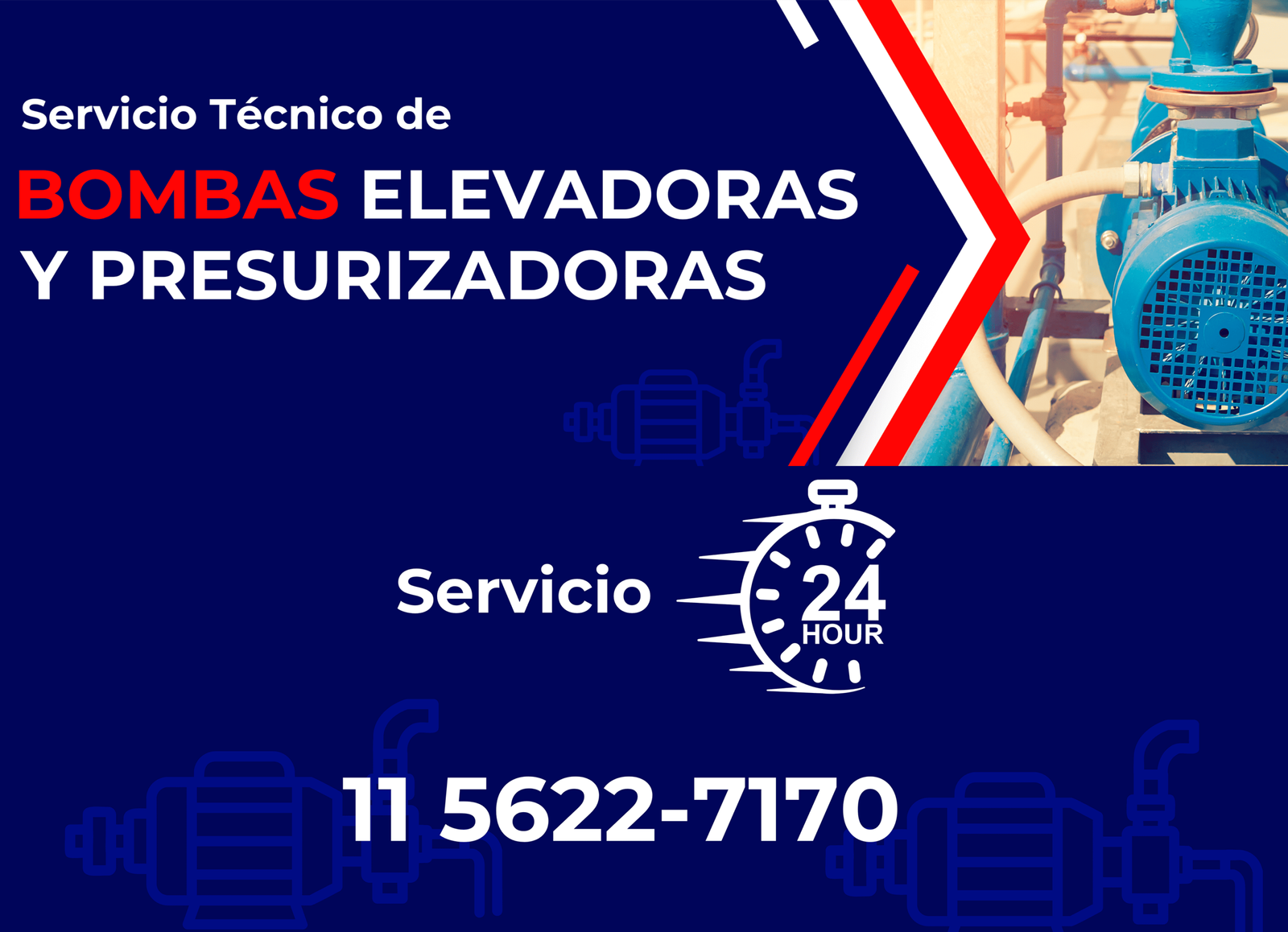Servicio técnico de bombas presurizadoras y bombas elevadoras rowa